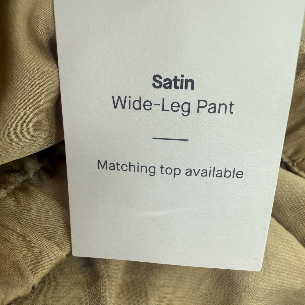 Target Women's Beige Wide-Leg Pajama Pants XL NWT - Picture 6 of 7